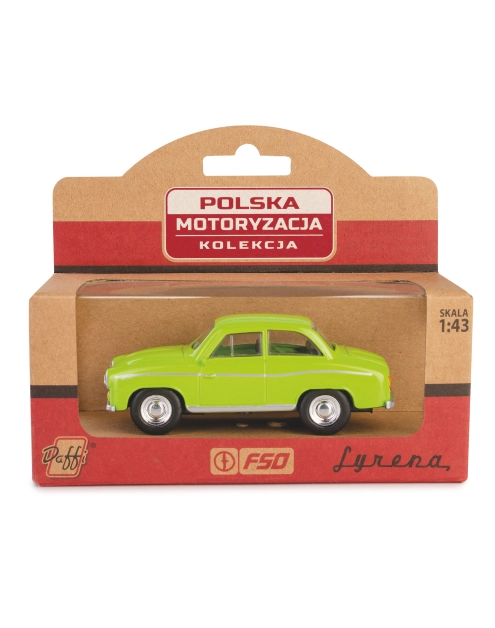 Zdjęcie: Model metalowy Prl Syrena 104 Fh02A-09-02 zielony DAFFI