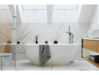 Zdjęcie: Wolnostojąca bateria wannowa Glamour chrom INVENA