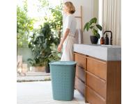 Zdjęcie: Kosz na pranie Softex 56 L turkusowy CURVER