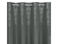 Zdjęcie: Zasłona gotowa Dafne 140 x 240 cm grafitowy EUROFIRANY