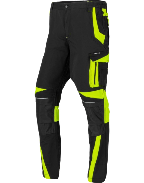 Zdjęcie: Spodnie czarno-żółte "XL", CE, LAHTI PRO
