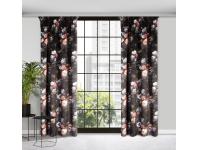 Zdjęcie: Zasłona gotowa Karen na taśmie 140 x 270 cm czarny EUROFIRANY