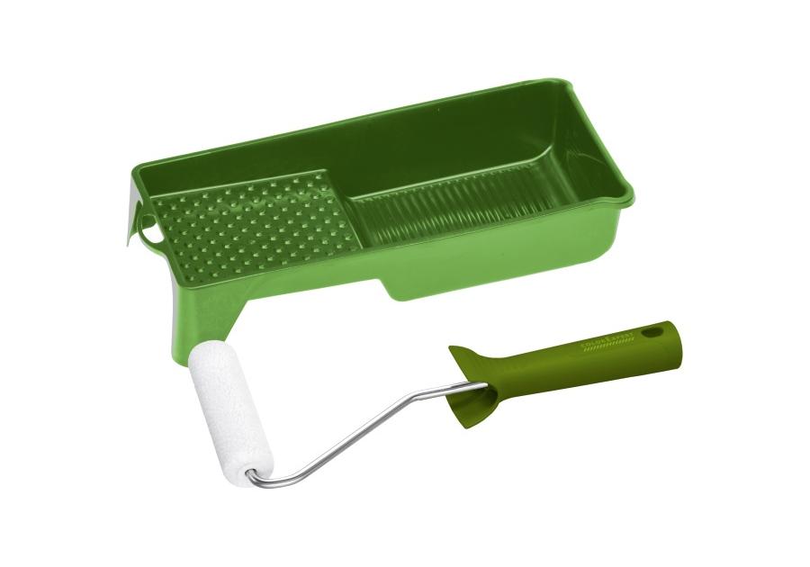 Zdjęcie: Zestaw 3-częściowy, rolka Micro 10 cm biały kuweta zielona CIRET