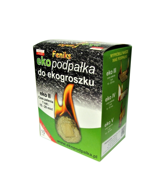 Zdjęcie: Ekopodpałka do ekogroszku i węgla 10 szt. FENIKS
