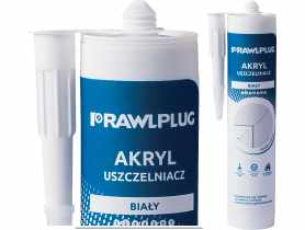 Uszczelniacz akrylowy biały 300 ml RAWLPLUG