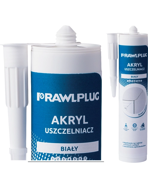 Zdjęcie: Uszczelniacz akrylowy biały 300 ml RAWLPLUG
