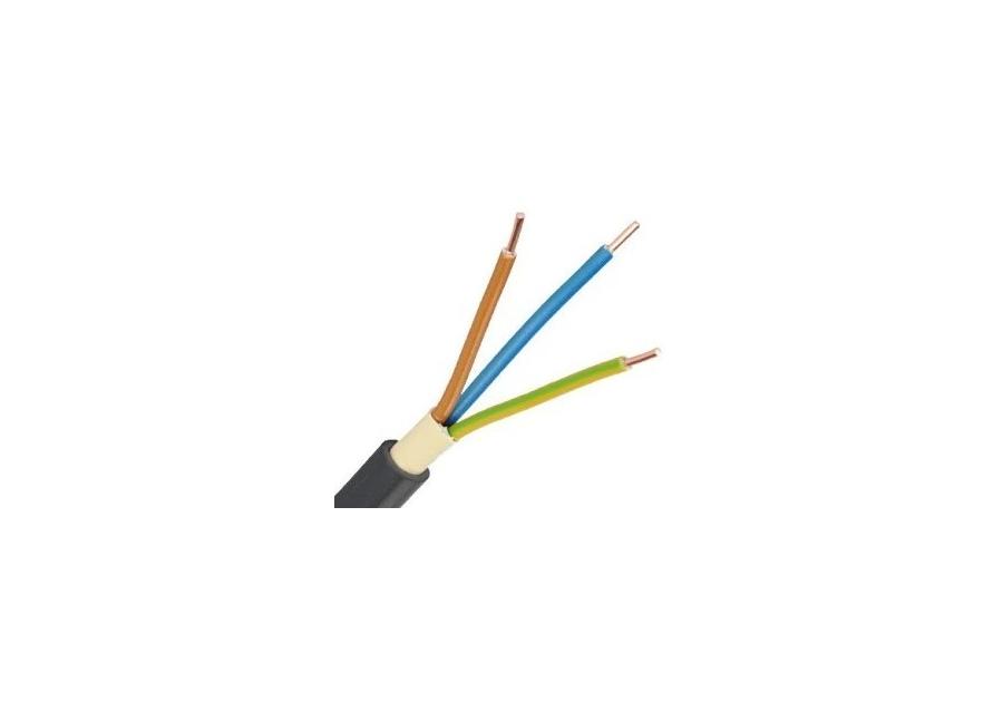 Zdjęcie: Kabel elektroenergetyczny YKY 3x2,5 żo 0,6/1kV (krążek 100 m) ELEKTROKABEL