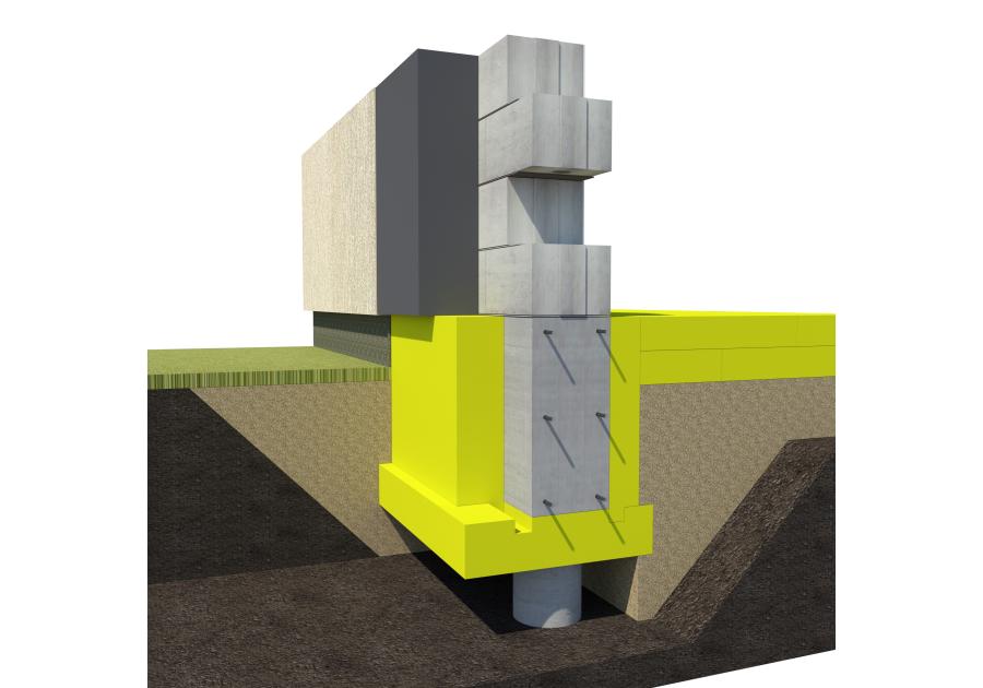 Zdjęcie: Płyta izolacyjna UB300/100-W, 900x2500 mm FINNFOAM
