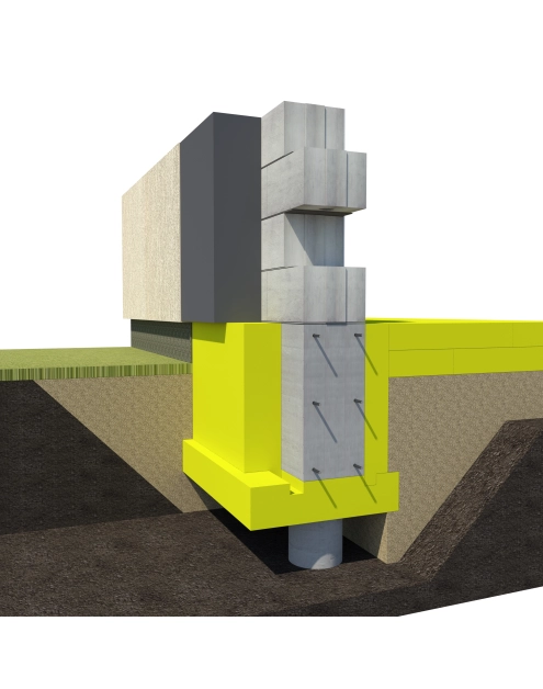 Zdjęcie: Płyta izolacyjna UB300/100-W, 900x2500 mm FINNFOAM