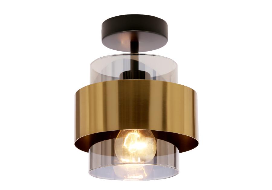 Zdjęcie: Lampa sufitowa Spiega 1-punktowa czarno-mosiężna CANDELLUX