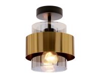 Zdjęcie: Lampa sufitowa Spiega 1-punktowa czarno-mosiężna CANDELLUX