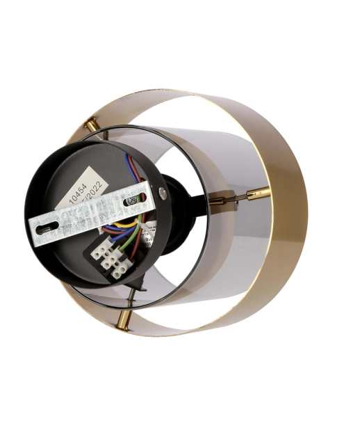 Zdjęcie: Lampa sufitowa Spiega 1-punktowa czarno-mosiężna CANDELLUX