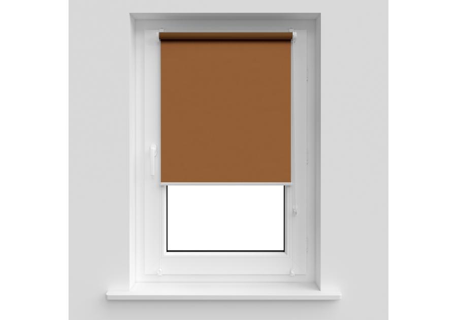 Zdjęcie: Roleta 100% zaciemnienia 73x150 cm jasny brąz DECODESIGN