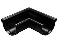 Zdjęcie: Narożnik zewnętrzny Kanion 130x135 mm czarny WAVIN
