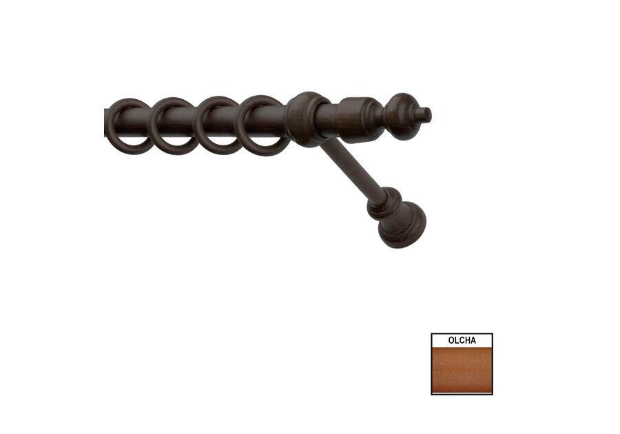 Zdjęcie: Karnisz pojedynczy Hermes 350 cm olcha KARWEL