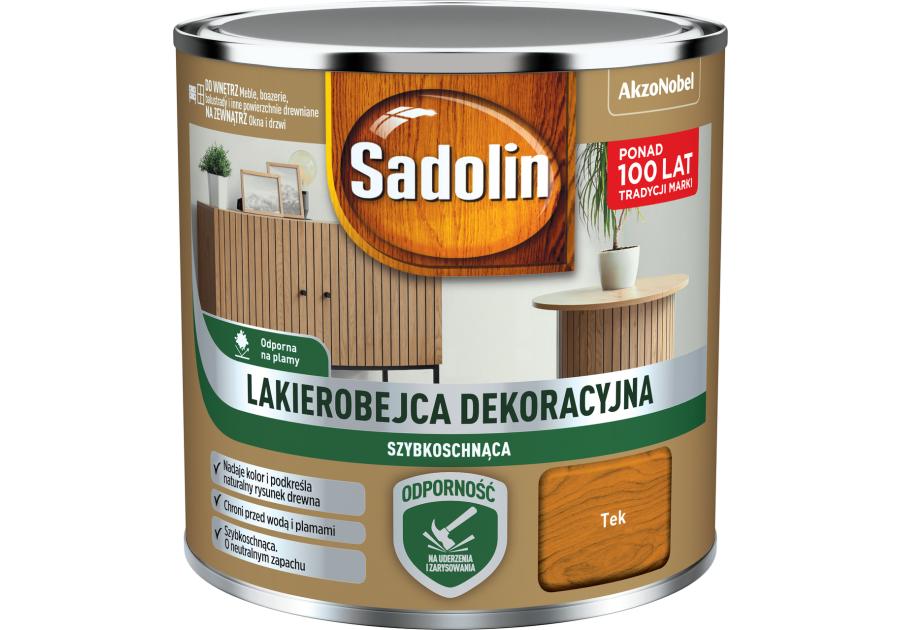 Zdjęcie: Lakierobejca dekoracyjna Tek 0,2 L SADOLIN