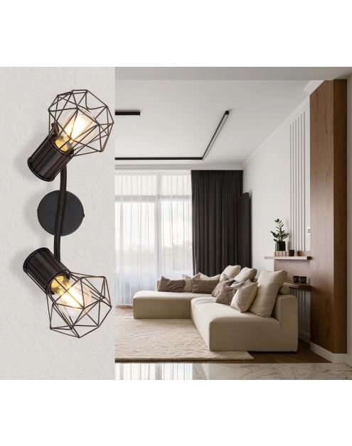 Zdjęcie: Lampa reflektorowa Priska 54017-2 GLOBO LIGHTING