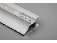 Zdjęcie: Profil LED Glax srebrny wieńsowy 200 cm GTV