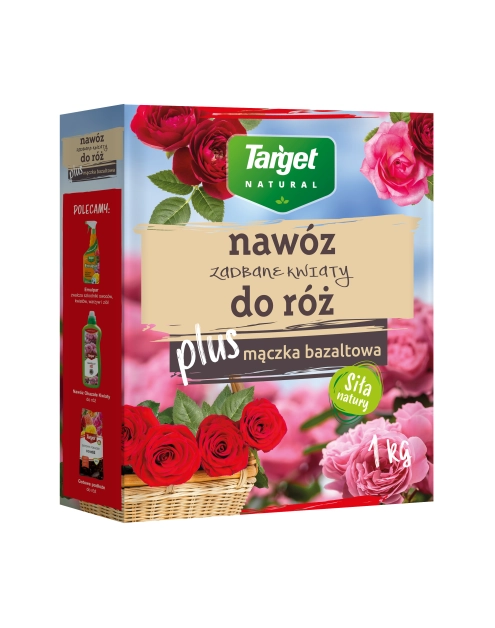 Zdjęcie: Nawóz do róż z mączką bazaltową Zadbane kwiaty 1 kg TARGET