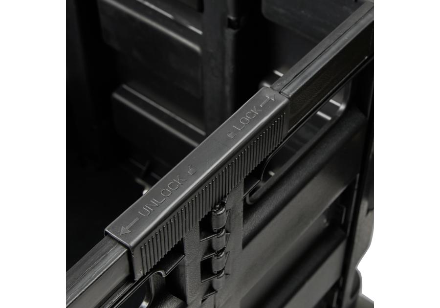 Zdjęcie: Wózek składany na zakupy Olli 45 L 25 kg black KEEEPER