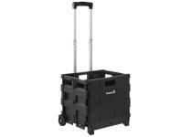 Zdjęcie: Wózek składany na zakupy Olli 45 L 25 kg black KEEEPER