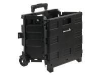 Zdjęcie: Wózek składany na zakupy Olli 45 L 25 kg black KEEEPER