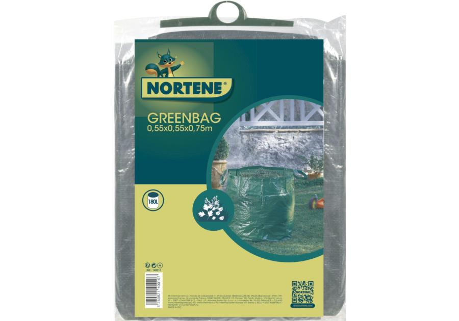 Zdjęcie: Torba na liście Greenbag 180 L, 55x75 cm, zielony NORTENE