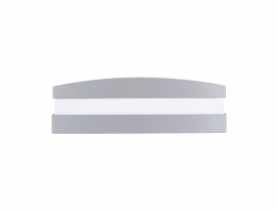 Oprawa hermetyczna Solina Led L 8W Grey NW szary STRUHM