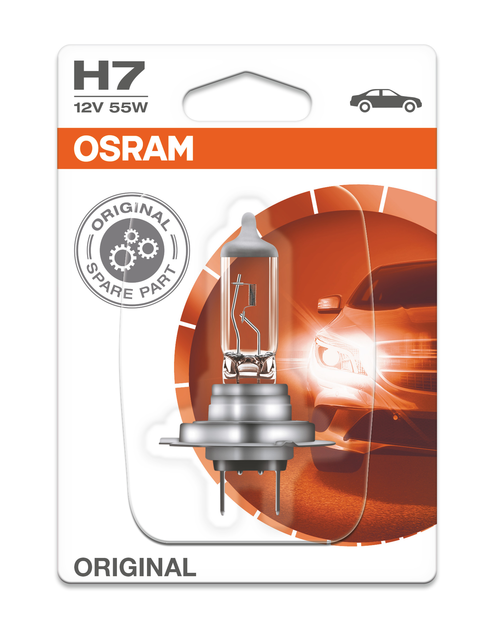 Zdjęcie: Żarówka halogenowa Original H7 55 W PX26D 12V OSRAM