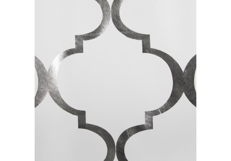 Zdjęcie: Zasłona Greta 140x250 cm biała na przelotkach EUROFIRANY