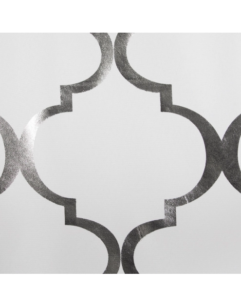 Zdjęcie: Zasłona Greta 140x250 cm biała na przelotkach EUROFIRANY