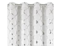 Zdjęcie: Zasłona Greta 140x250 cm biała na przelotkach EUROFIRANY