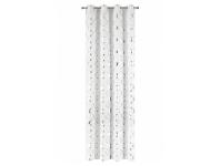 Zdjęcie: Zasłona Greta 140x250 cm biała na przelotkach EUROFIRANY