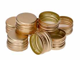 Zakrętka do butelek fi28/18 złota - 8 szt. BROWIN