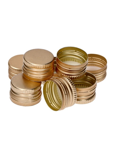 Zdjęcie: Zakrętka do butelek fi28/18 złota - 8 szt. BROWIN
