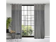 Zdjęcie: Zasłona gotowa Liza 140x250 cm stalowy EUROFIRANY