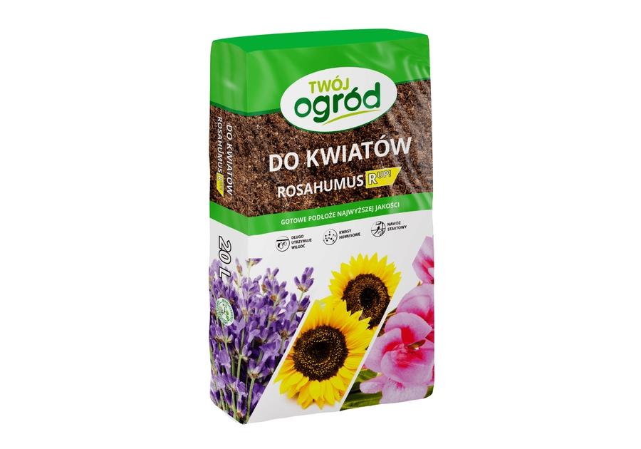Zdjęcie: Ziemia podłoże do kwiatów 20 L TWÓJ OGRÓD