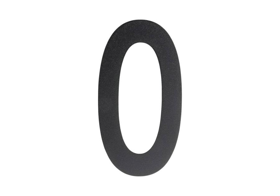 Zdjęcie: Cyfra 0 samoprzylepna 50 mm czarny mat METRO