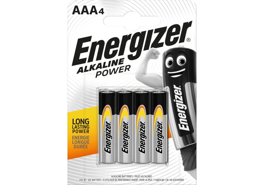 Zdjęcie: Bateria Alkaline Power AAA LR03 blister 4 szt. ENERGIZER
