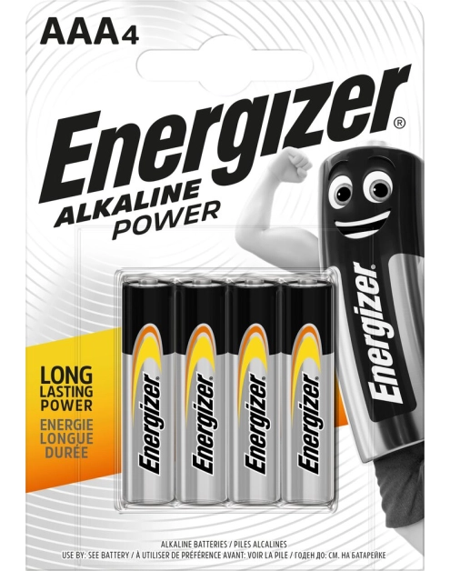 Zdjęcie: Bateria Alkaline Power AAA LR03 blister 4 szt. ENERGIZER
