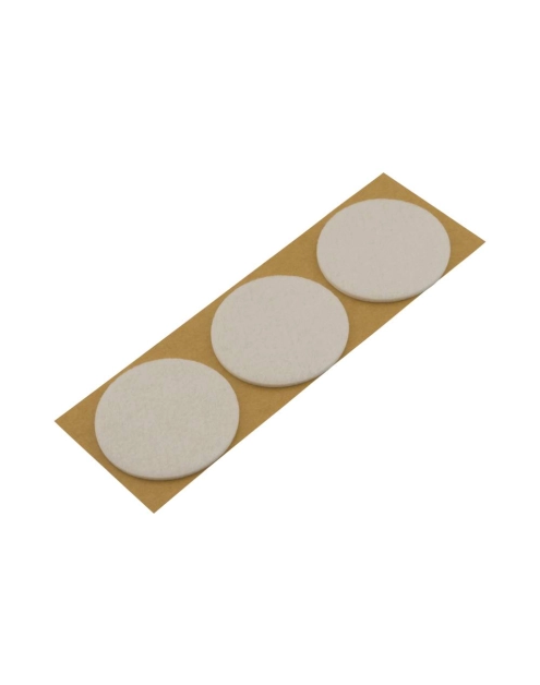 Zdjęcie: Podkładki filcowe samoprzylepne białe fi 50 METRO