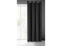 Zdjęcie: Zasłona gotowa Isla 140 x 250 cm czarny EUROFIRANY