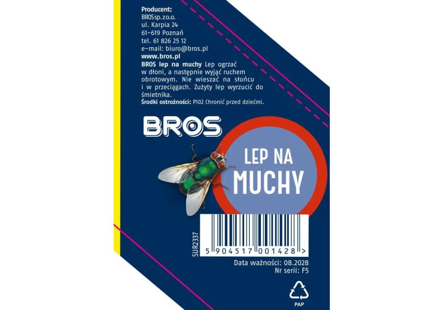 Zdjęcie: Lep na muchy BROS