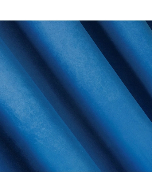 Zdjęcie: Zasłona Sarah 140x250 cm granatowa na przelotkach EUROFIRANY