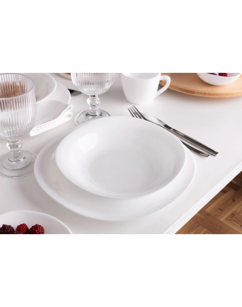 Zdjęcie: Talerz płytki White Harmony 28 cm ALTOMDESIGN