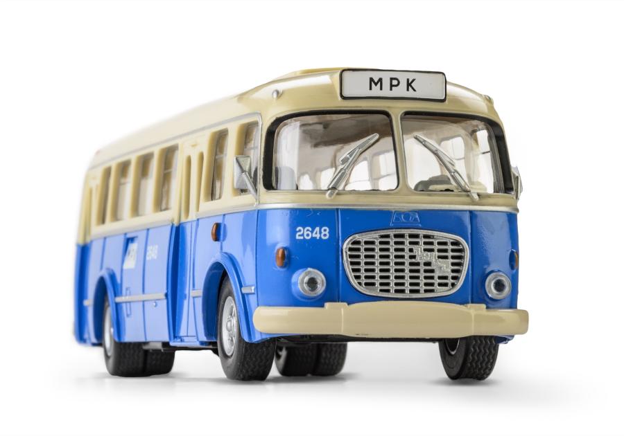 Zdjęcie: Model metalowy Jelcz 272 Mex 1:43 Autobus niebieski DAFFI