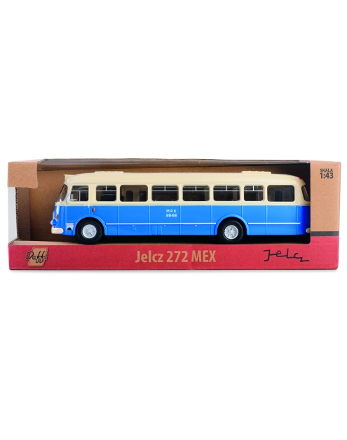 Zdjęcie: Model metalowy Jelcz 272 Mex 1:43 Autobus niebieski DAFFI