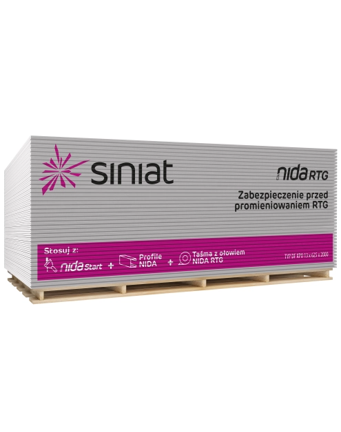 Zdjęcie: Płyta g-k 15,50x625x2000 mm Nida RTG SINIAT