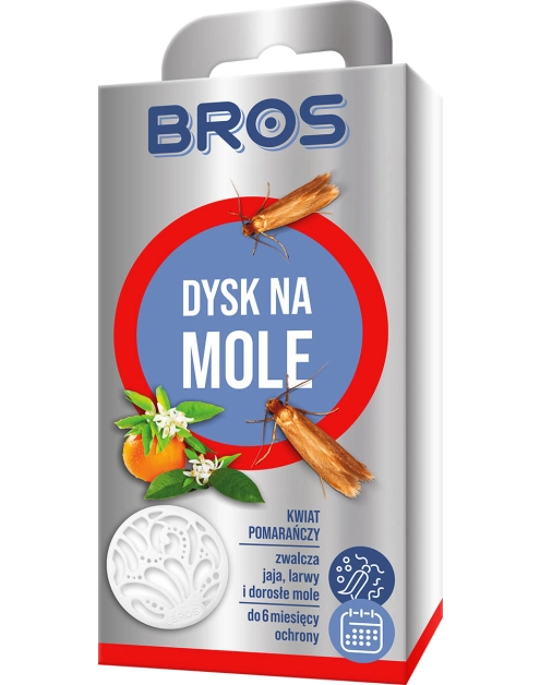 Zdjęcie: Dysk na mole kwiat pomarańczy BROS