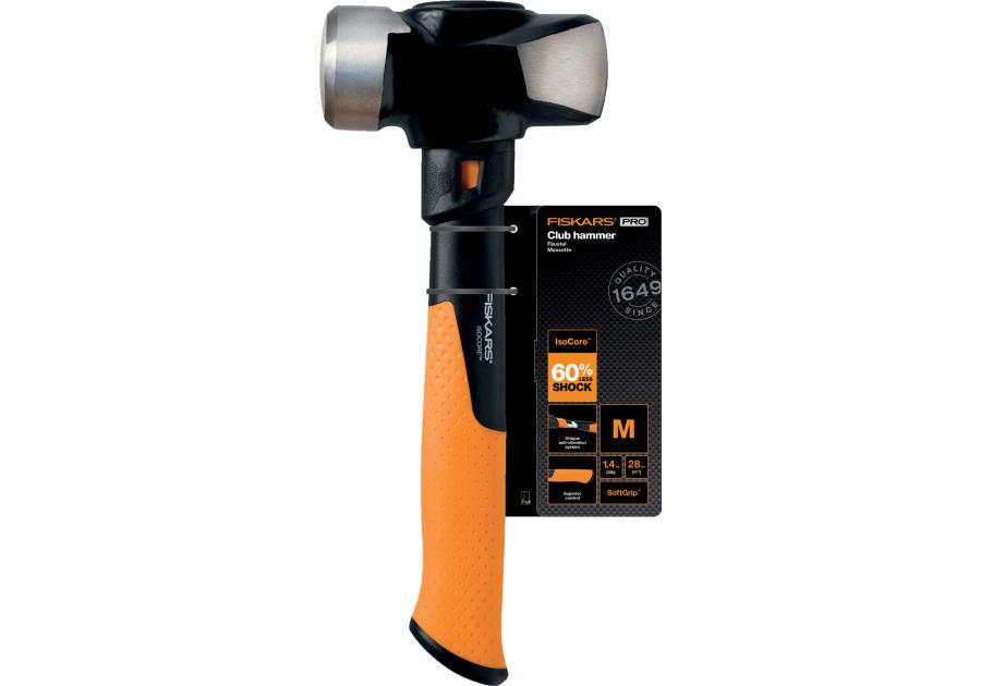 Zdjęcie: Młotek wyburzeniowy krótki rozłupujący M, IsoCore 1020217 FISKARS